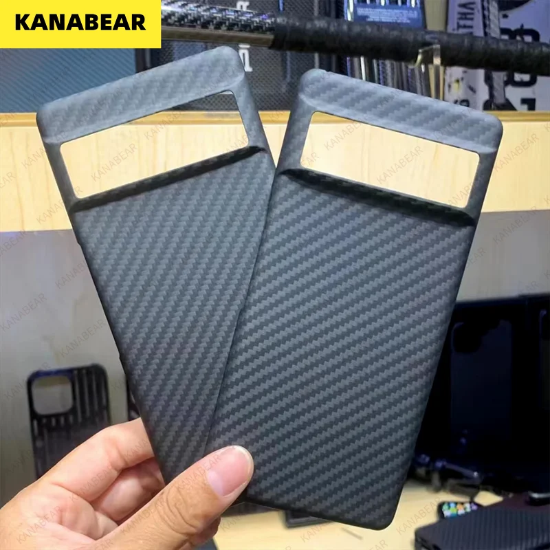 KANABEAR Carbon fiber phone case For Google Pixel 7 Pro Aramid fiber 7A Anti-fall busines cover Pixel 7 ultrathin case