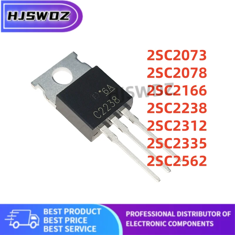 10Pcs/lot New C2078 2SC2078 2SC2166 C2166 2SC2562 C2562 2SC2335 C2335 2SC2312 C2312 2SC2238 C2238 2SC2073 C2073 TO-220 In Stock