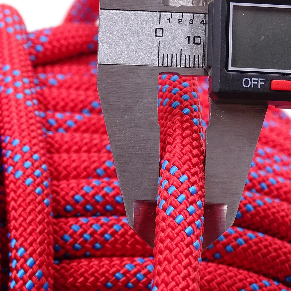 Verdickte 10mm Sicherheit Leben Seil Klettern Seil Statische Rock Bergsteigen Seil Outdoor Survival Feuer Flucht Auto Rettung – Detail 6