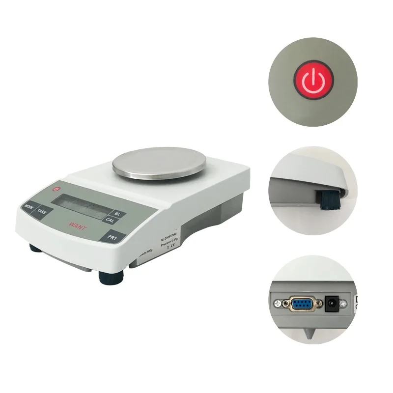 WT6002N رائجة البيع 600 جرام 0.01 جرام ميزان الوزن الإلكتروني ميزان المختبر الرقمي