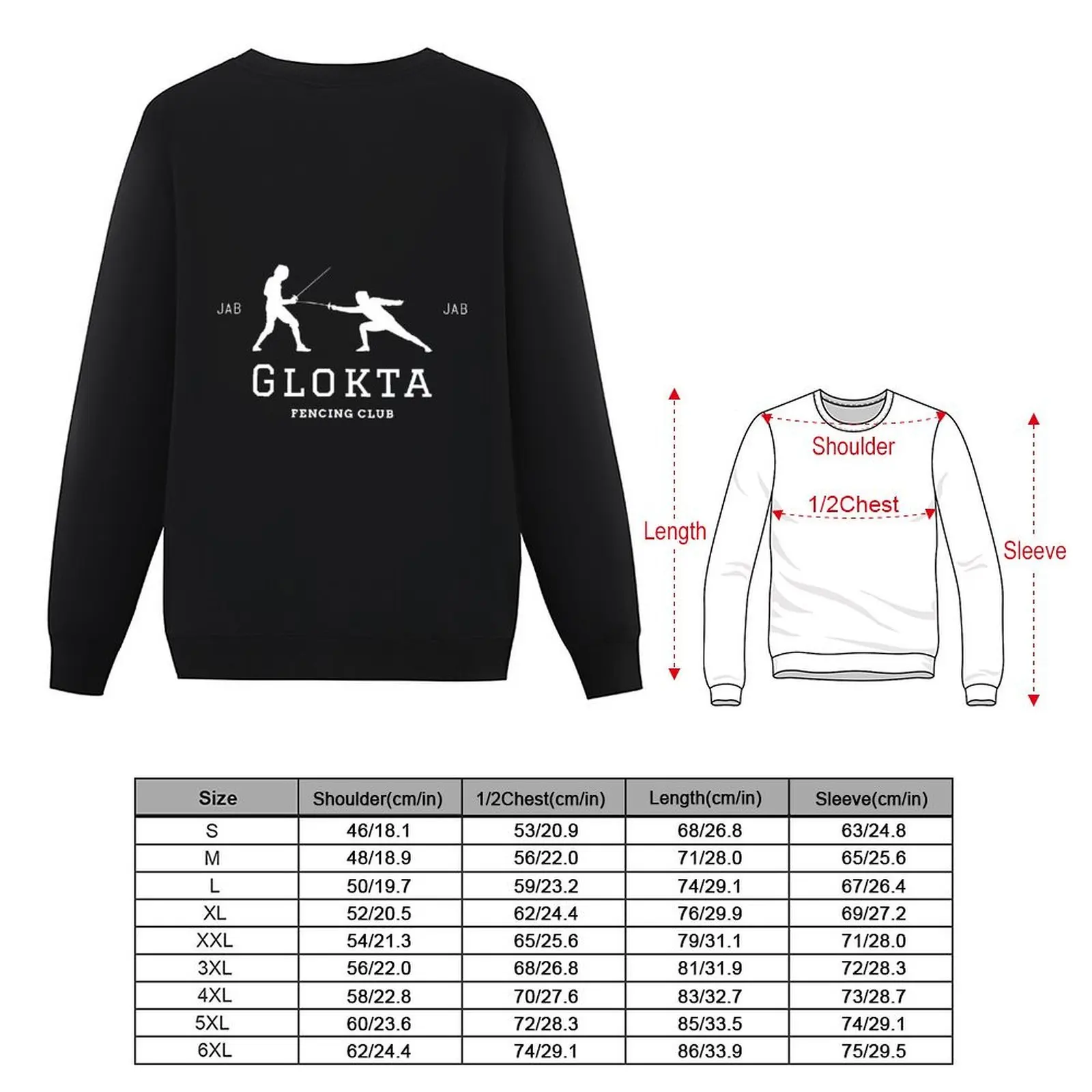 The First Law - Glokta Fencing Club Pullover men's sweat-shirt set korean clothes fashion men oversize sweatshirt