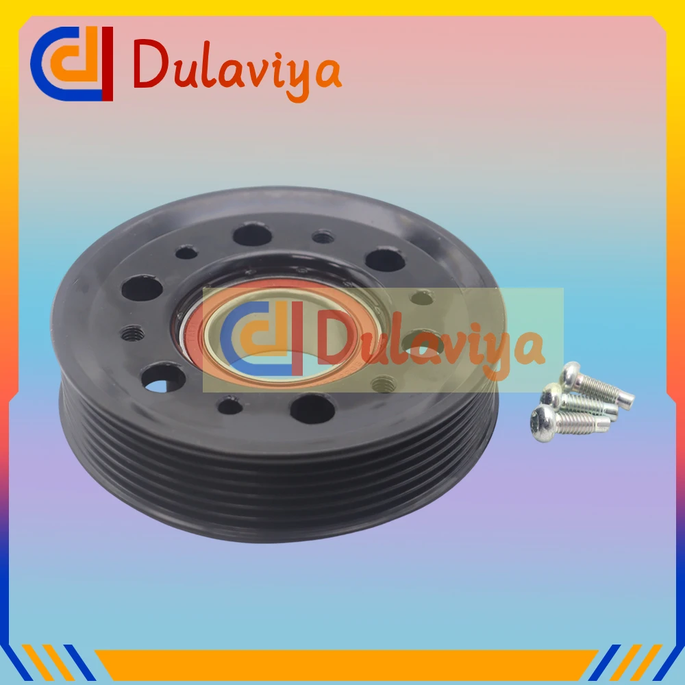 エアコンACコンプレッサー クラッチプーリー PXE16 フォルクスワーゲン ティグアン ジェッタ用 1K0820803S 1K0820803Q 1K0820808DX