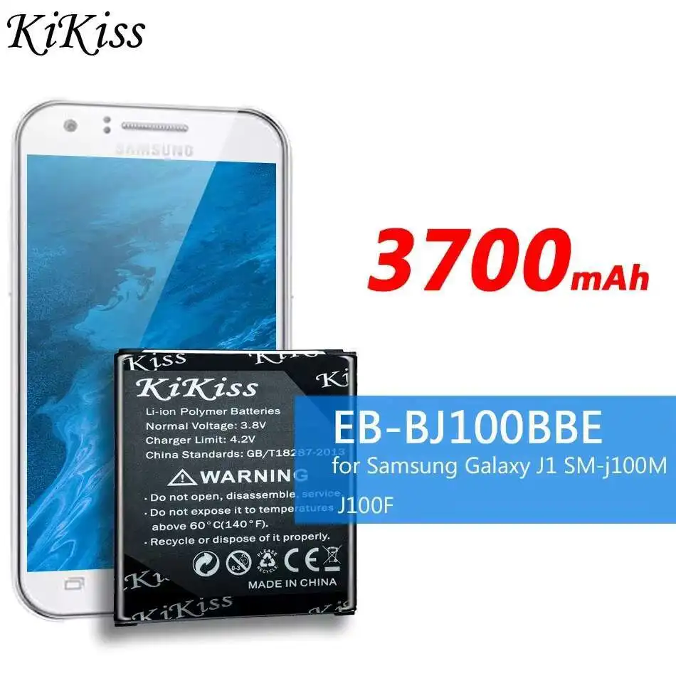 

Аккумулятор 3700 мАч для Samsung Galaxy J1 SM J100 J100F J100H J100M, EB-BJ100BBE