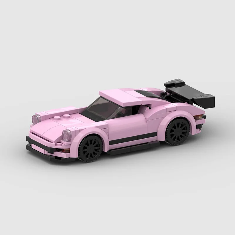 

MOC Pink Super Sports Cars Building Blocks Bricks DIY Sets Gifts Toys For Boys & Girls & Adults 177PCS