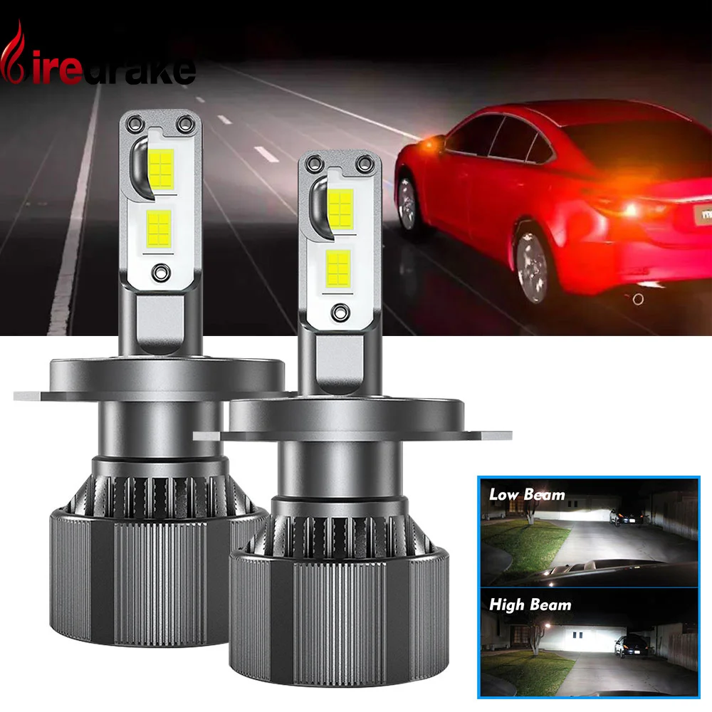 

180W H4 Led Headlight Bulb Canbus Led Car Headlamp H7 H11 9005 9006 9012 Super Bright 6000K 12000LM Auto Mini Fog Light 32V