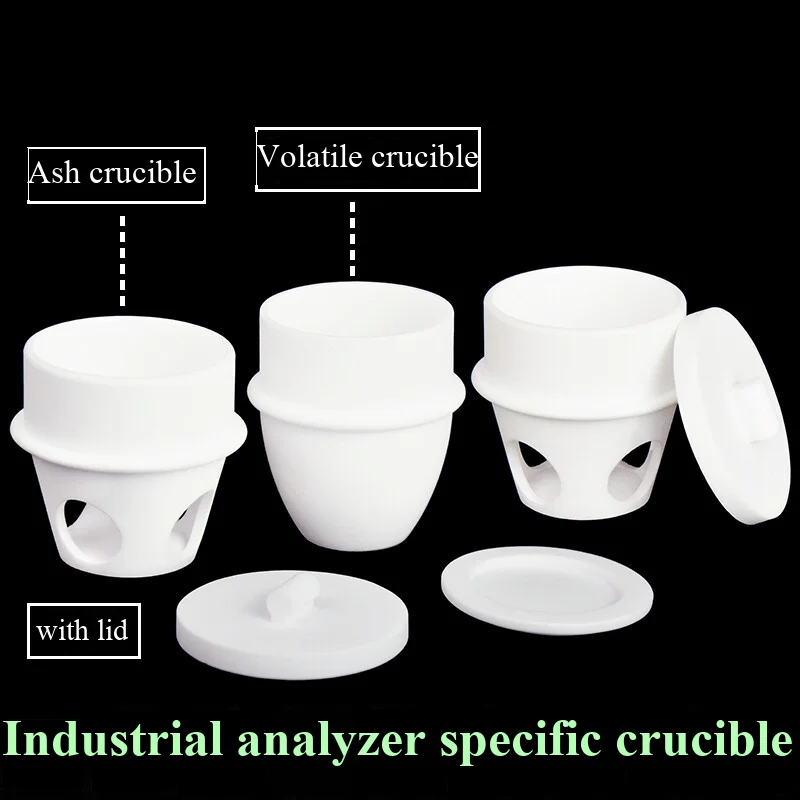 Covered ash content volatile matter scientific research experimental industrial analyzer corundum crucible