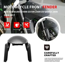 Motorcycle Front Tire Wheel Fender Mudguard for Kawasaki Z1000 ZX10R ZX6R ZX1000SX Z800 2014-2017 ABS Carbon Paint Splash Guard