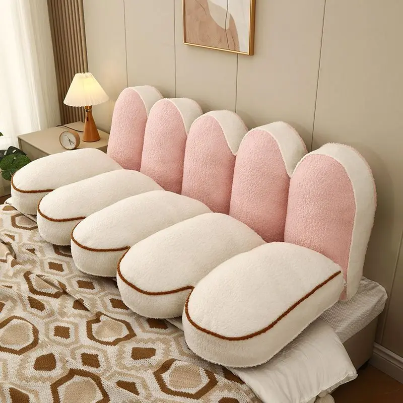 Мягкая подушка-валик Petals Large Bolster, моющаяся, для изголовья кровати, милая декоративная подушка, напольная подушка, подушка-подголовник, двусторонняя
