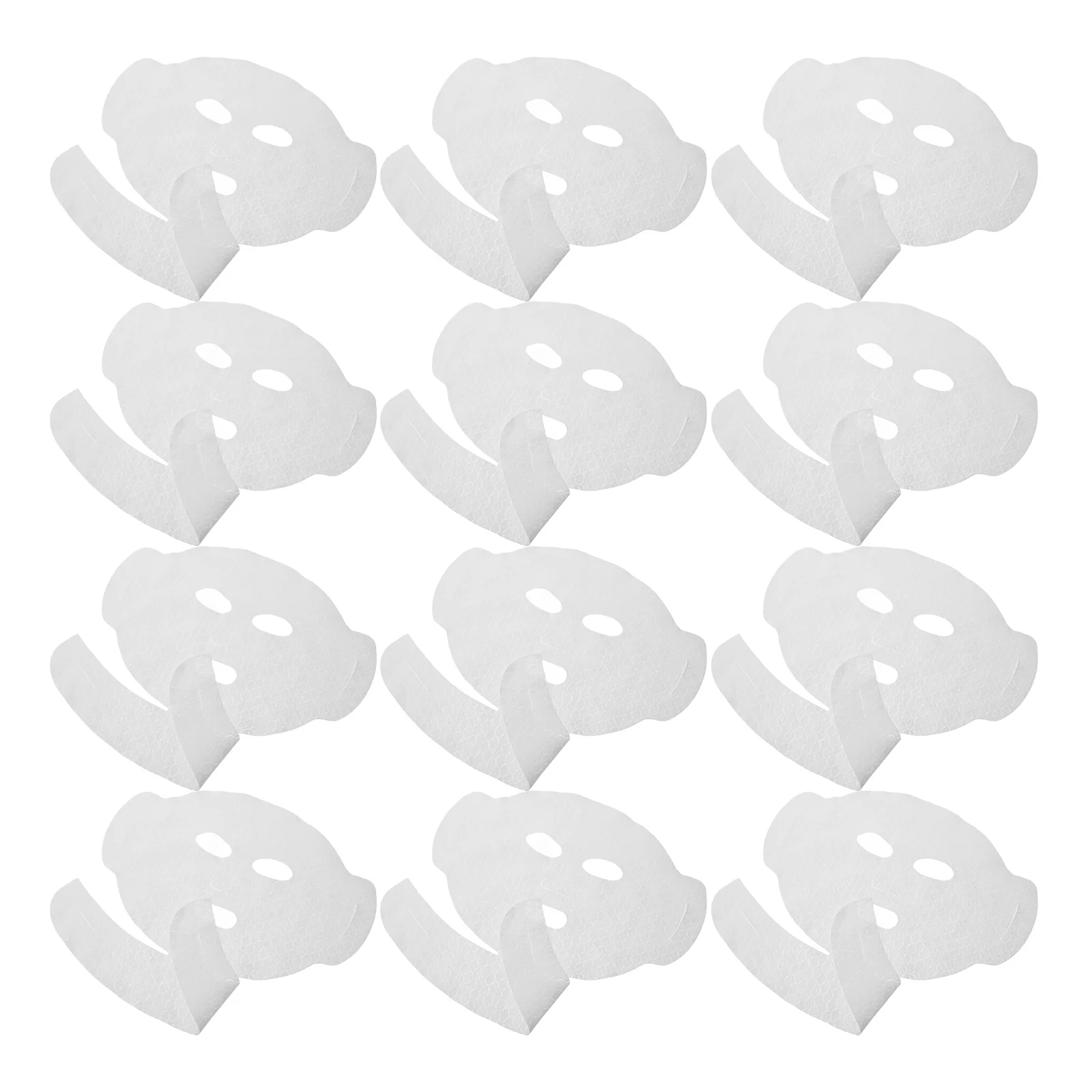 

50pcs V Face Mask Sheets Gentle Collagen Non Woven Fabric DIY Skin Care Single Use Masks Facial Elastic Absorbent Comfortable