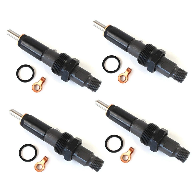 4 Pieces Fuel Injectors 3932123 For Cummins 4BT 3.9L Diesel Engine Truck Replacement