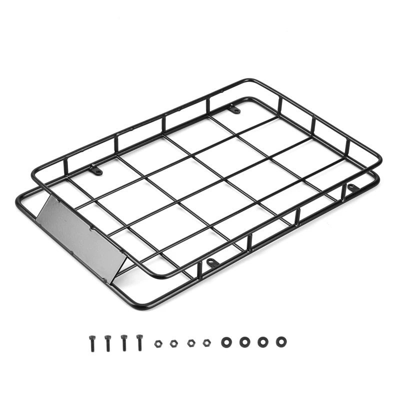 230x147mm Metal Roof Rack Camel Cup Luggage Tray for 1/10 RC Crawler Car Axial SCX10 Traxxas TRX4 RC4WD D90 Parts