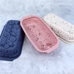 1Pcs Tulip Flower Shape Silicone Cake Mold Bakeware Baking pan Mousse Desserts Cake Decorating Tools Cake Moulds