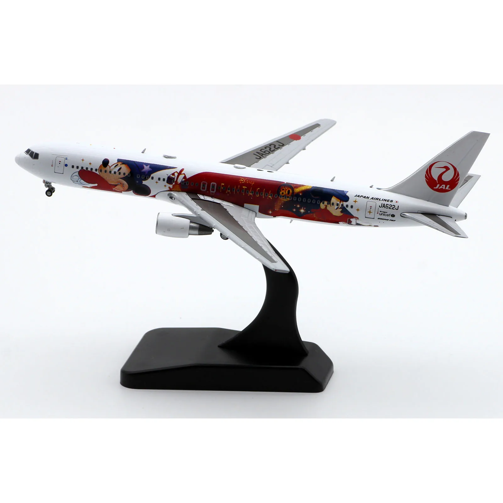 EW4763004 Liga Avião Colecionável Presente JC Asas 1:400 Japão Airlines JAL Boeing B767-300ER Diecast Aeronave Jet Modelo JA622J