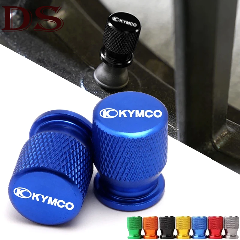 For KYMCO DOWNTOWN XTOWN 125 300 125i 300i DTX360 AK550 CT300 Racing X H 150 Moto Accessories Wheel Tire Valve Stem Caps Cover