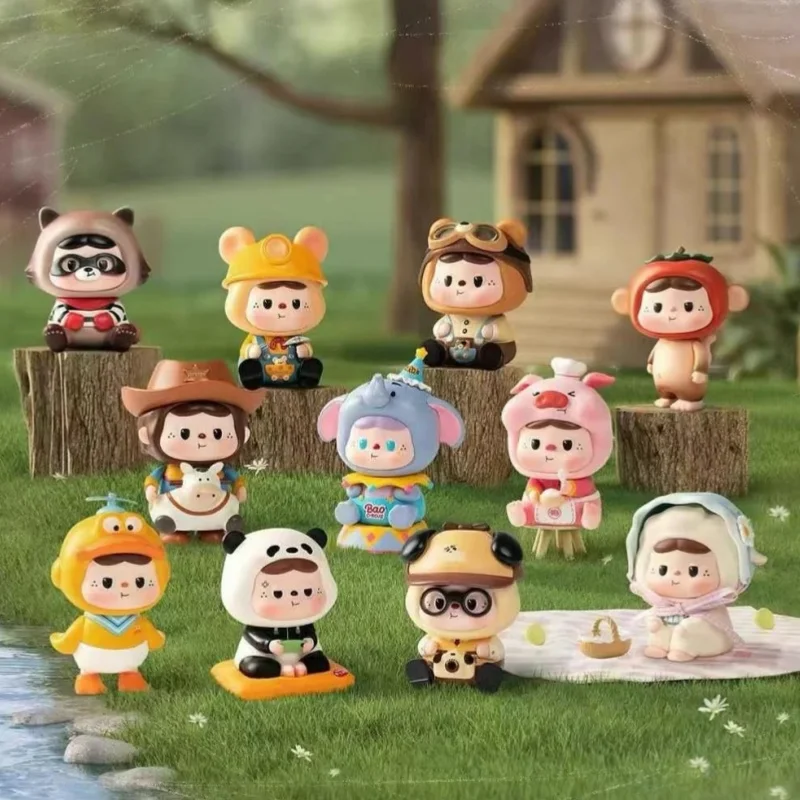 

Original Blind Box Full Of Time Memorial Album Series Mystery Box Cute Doll Figurine Car Decoration Model Toy Birthday Gift