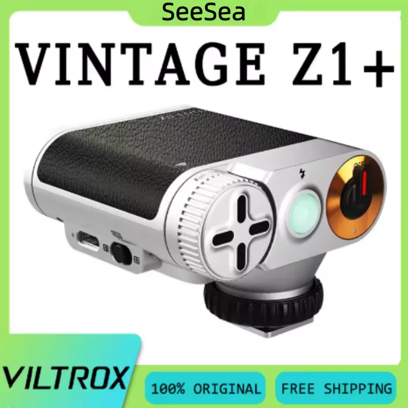 Viltrox vintage z1 retro câmera mini portátil faísca lite suplemento speedlight lanterna 6500k personalizado para canon nikon sony