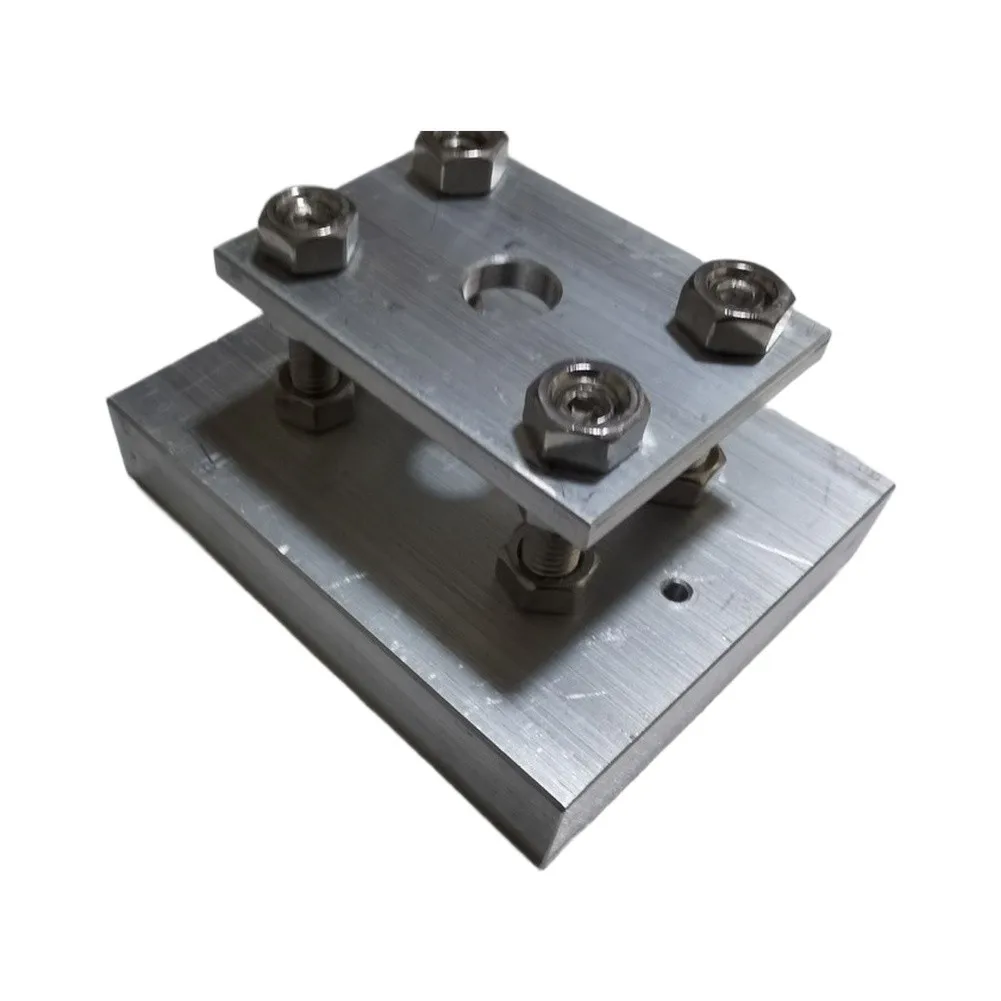 High-Efficiency 80x100mm Heat Press Plate With Temp Sensor Port Hot Stamping Machines High Efficiency Heating Element