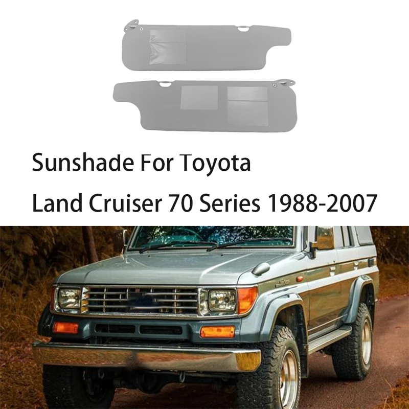 Super Sale 74310-60240-A0 Car Sun Visor Inside Sunshade for Toyota Land Cruiser Pickup 70 Series 1988-2007 Front Sunshade Panel