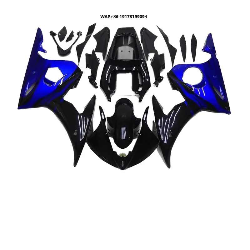 

Blue Black Motorcycle Shell Bodywork for 2005 YZF 600 R6 05 Fairing Kit