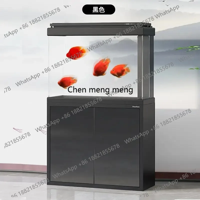 

Fish Farming Equipment Floor Aquarium Decoration New Style Hotel Indoors Aquarium Entrance Hall Home Furniture Acquario