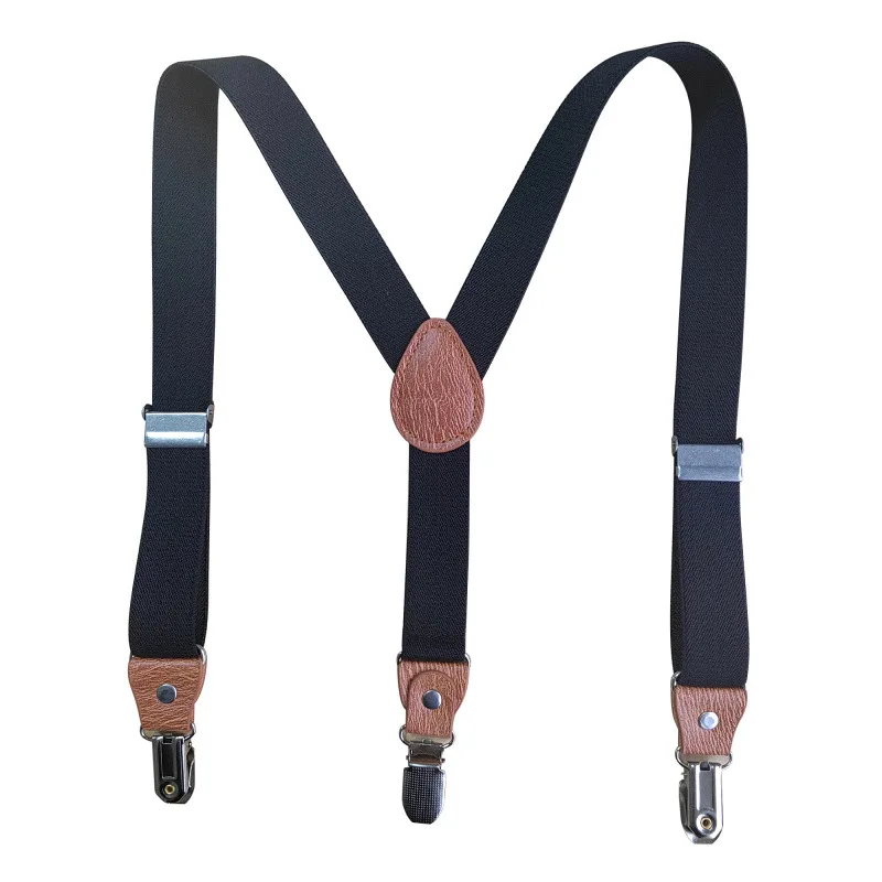 2.5*75CM Baby Suspenders Boys And Girls Suspenders Color Braces Elastic Adjustable clip Harness Suspenders Apparel Accessories