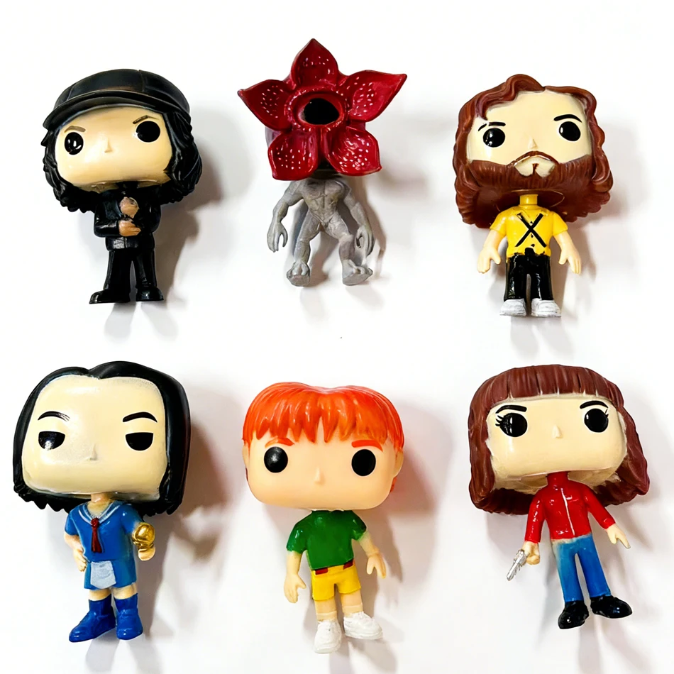 6-8 stuks Stranger verzamelbare vinyl actiefiguren, woondecoratie, ornament, cadeau voor kinderen en fans