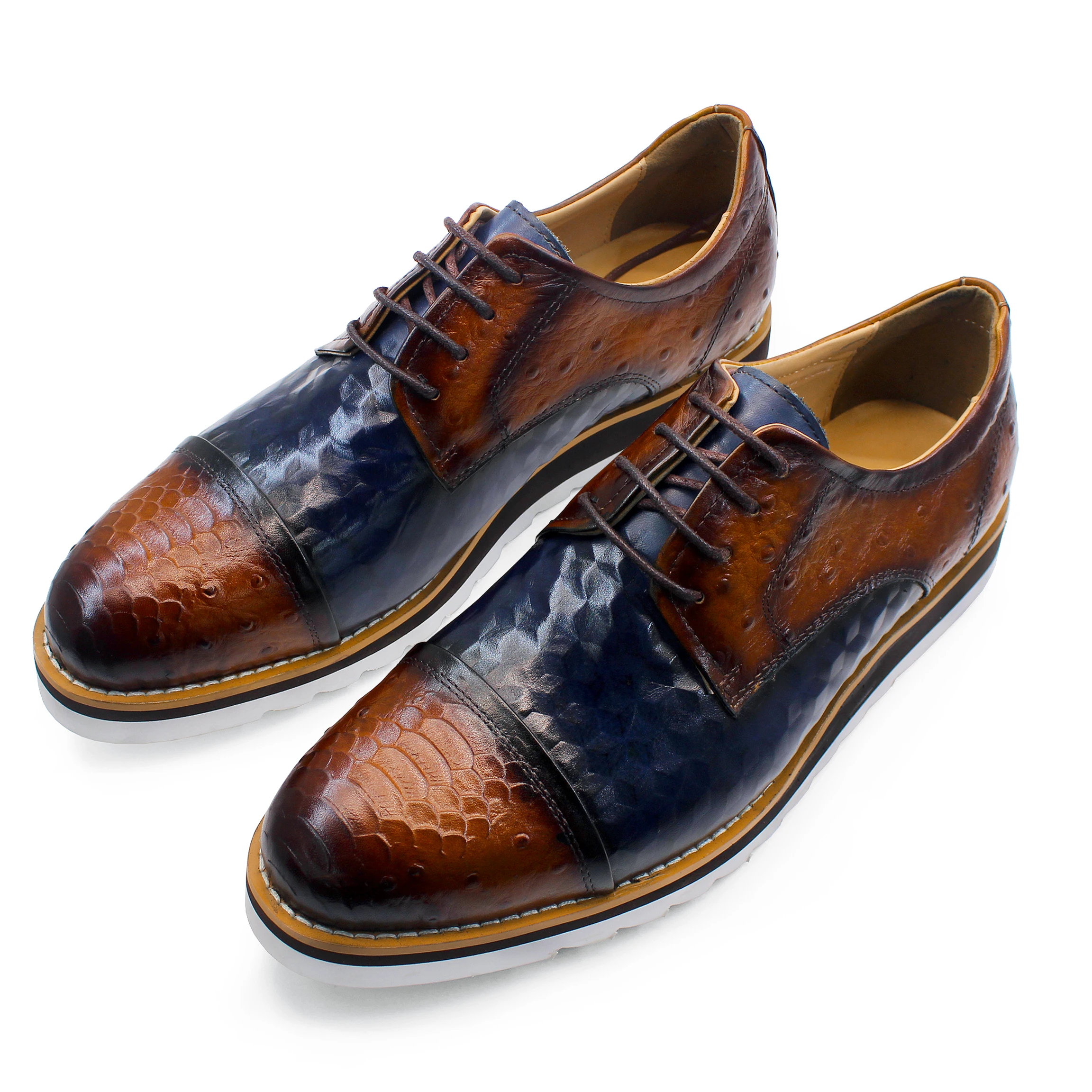 Sepatu Kulit Asli Pria Mewah S - Men Formal Wear With Sneakers ulasan dan harga