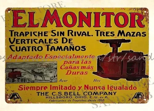 EL Monitor Walter Valve metal tin sign vine inspirational wall art
