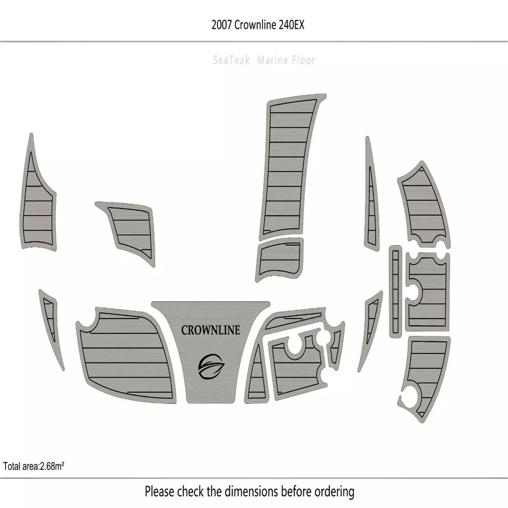 2007 Crownline 240EX Swim Platform 1/4