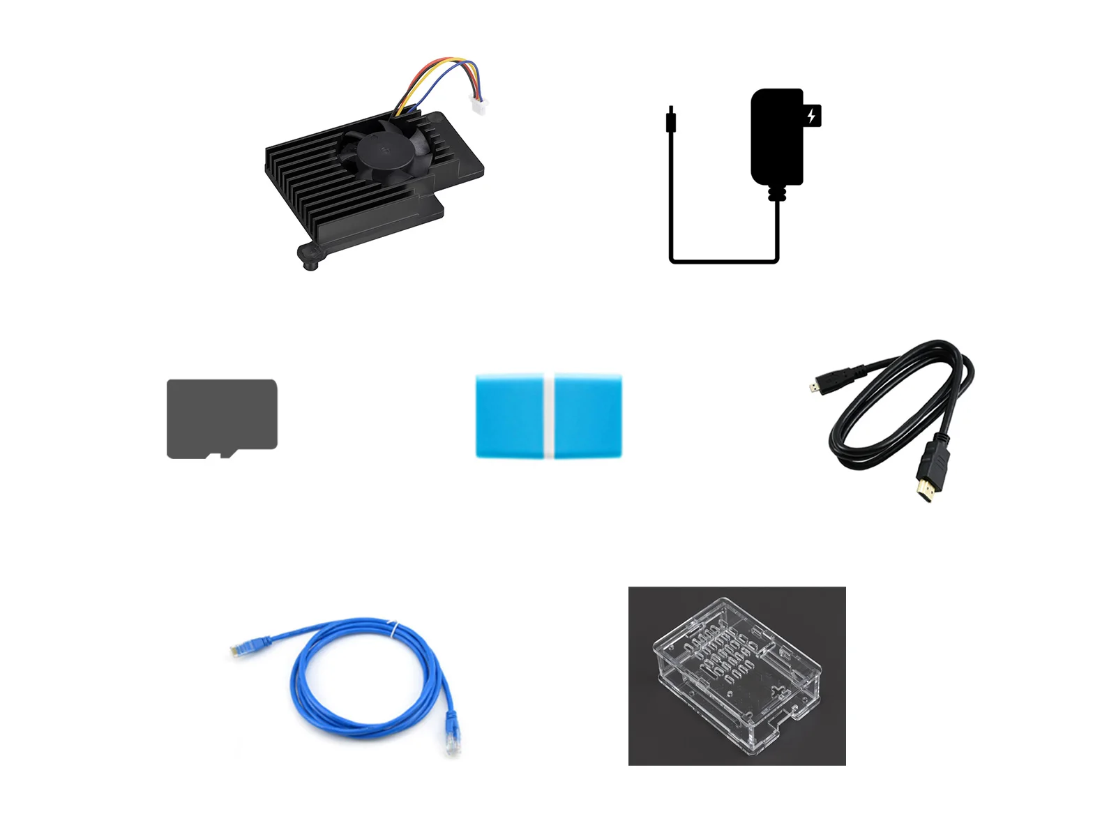 

Waveshare PI5 Starter Acce, 64GB TF card, ​Active Cooler, US/EU/UK Power Plug, Case for Raspberry Pi 5(Not Included)