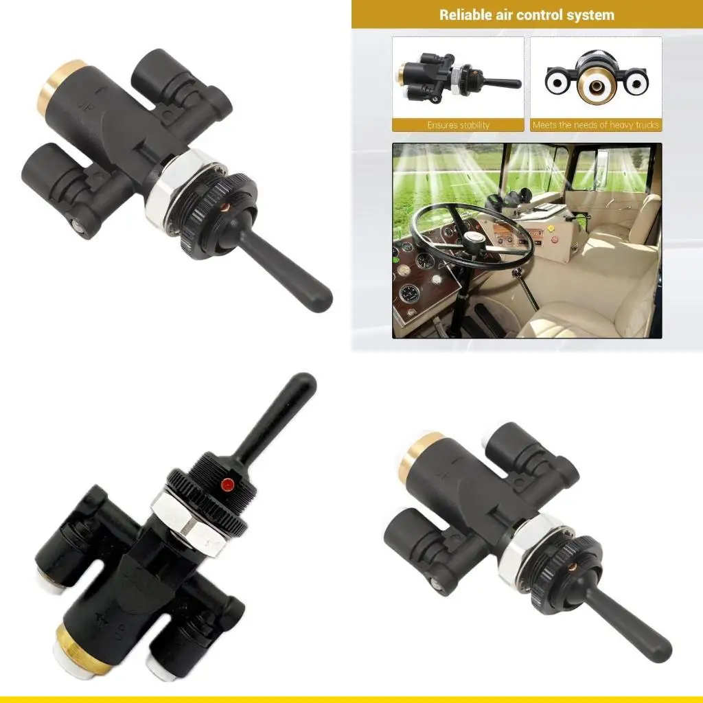 

SZCH Vehicle Toggle Switches 818-0007-000 Air Window Toggle Valves Switches for 379 Truck