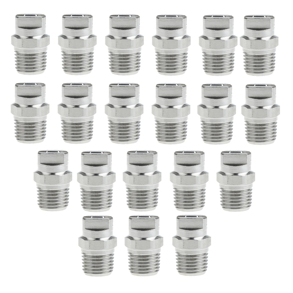 Stainless Steel High Pressure Spray Nozzle Tip for Pressure Washer Fan Nozzle Cleaning Accessories Upgrade