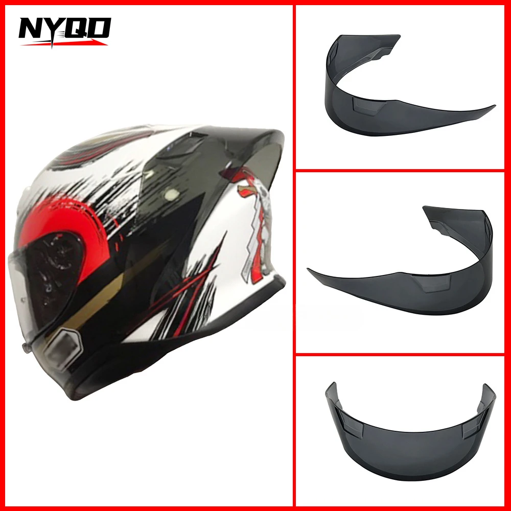 

Suitable for Z7 Z-7 Helmet Tail Carbon Fiber Appearance Modified Large Tail Spoiler Helmet Accessories Install Tail