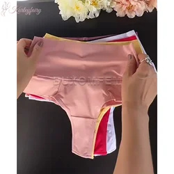 Women's Seamless Slim Fit Shorts Invisible Push Up Candy Colored Underwear Modeling Comfortable Butt Lifter Waist Panties 2025