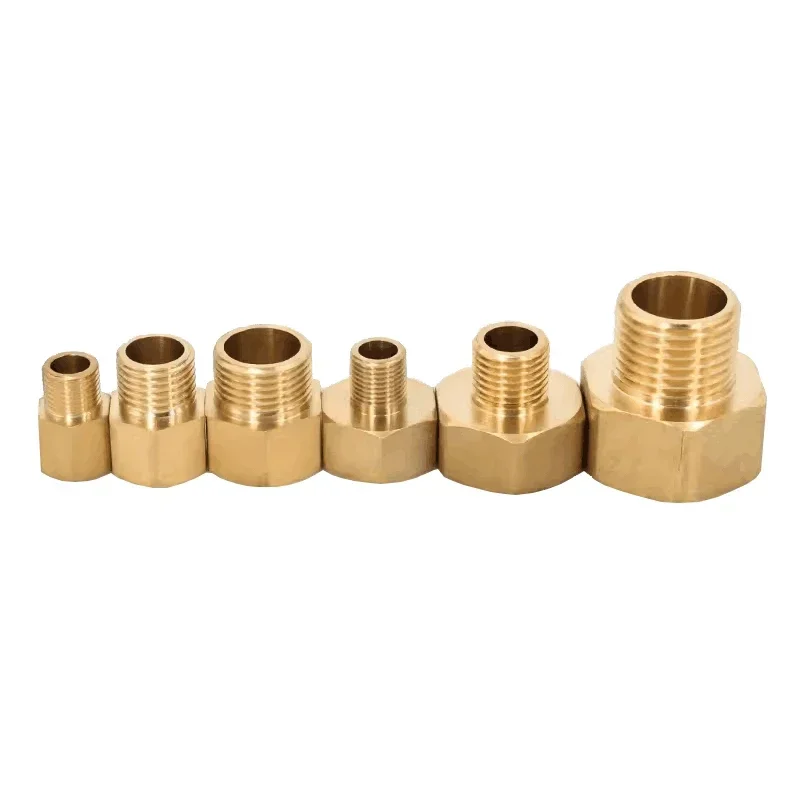 

M4 M5 M6 M8 M10 M12 1/8" 1/4" 3/8" BSP Female To Male Thread Brass Pipe Fitting Adapter Coupler Connector For Fuel Gas Water