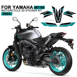 mt09 Motorcycle Accessories Waterproof Protective Adhesive Sticker Kit 3D Resin Protective Adhesive Side Pad for MT09 MT-09 2024