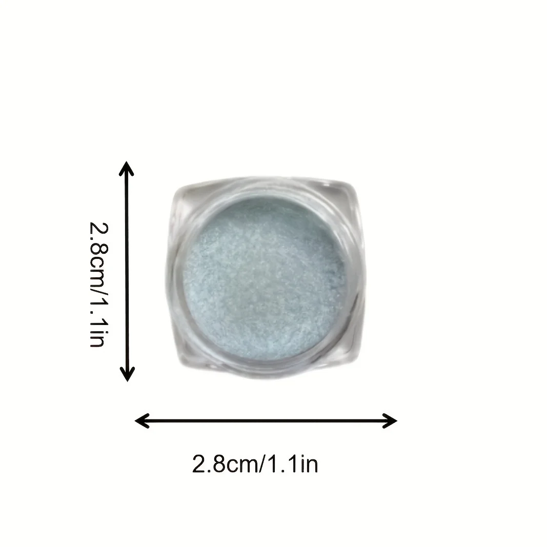 Chrome Eyeshadow Palette Glitter High Pigmented Chameleon Eyeshadow Color Gradient Shiny Sparkling Eyeshadow Powder