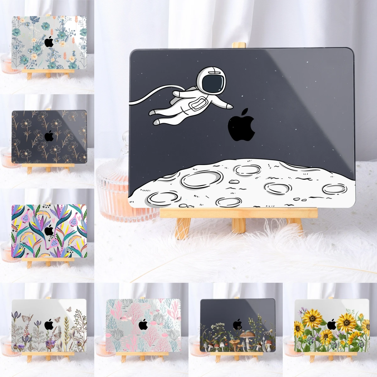 

Space Man Transparent print hard case for MacBook 2025 M5 Pro 14 A3434 Air 13 15 A2681 A3113 A3114 M4 M3 M2 M1 A2337 Pro 16 2024