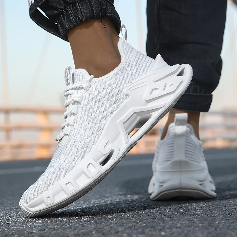 Sneakers for Men High Top Lightweight Running Shoes Non Slip Walking Shoes Mens Athletic Shoes Breathable Comfortable Sport