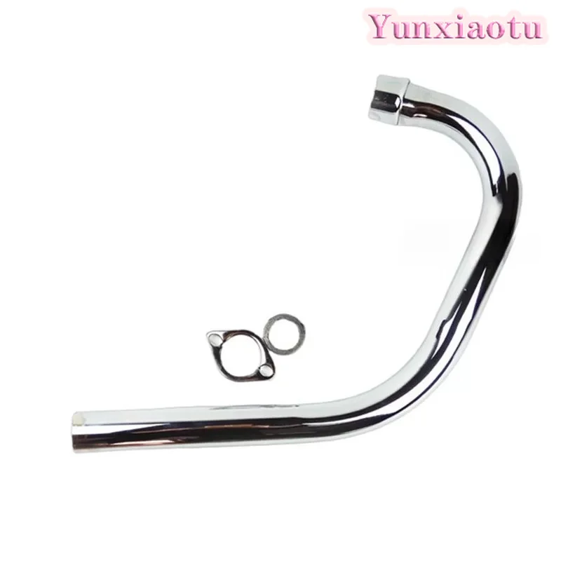 GN125 GS125 Motorcycle Exhaust Pipe Front Section Retro Modification Ranger Light Riding Smoke Pipe