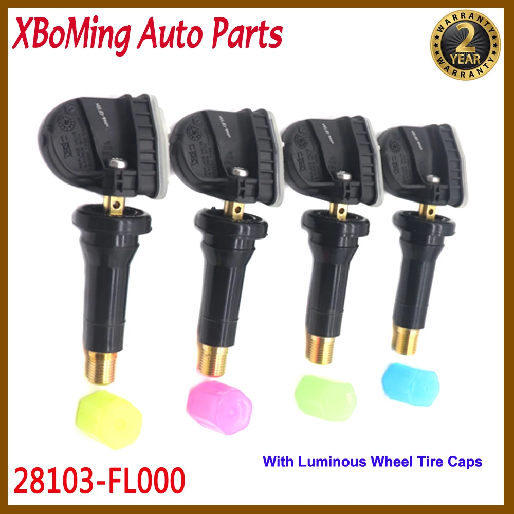 

4 шт./лот TPMS 28103-FL000 автомобильный датчик давления в шинах для Subaru Forester Legacy Outback Impreza Crosstrek Ascent 433 МГц 28103FL00A