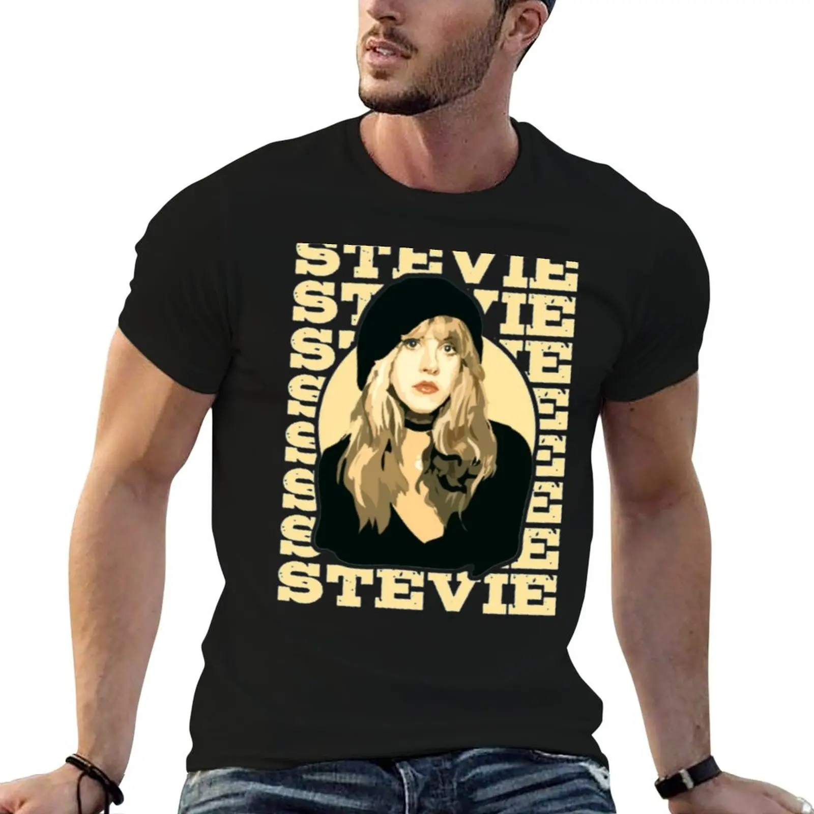 

Футболки мужские Stevie-nicks Stevie t хлопок Nicks забавная винтажная мужская рубашка t
