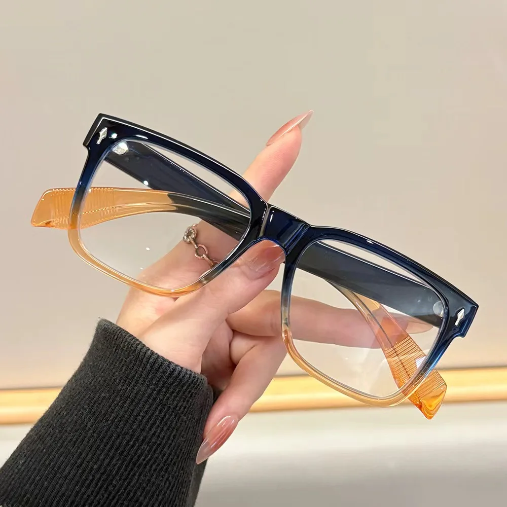 2026New ManAnti Blue Light Reading Glasses Square Frame Presbyopic Glasses Comfortable Computer Reading Eyeglasses For Men Women