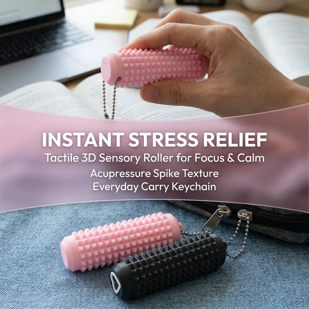 2pcs release stress relief stick, focus booster, exam and school admission stress relief tool, anxiety relief, keychain