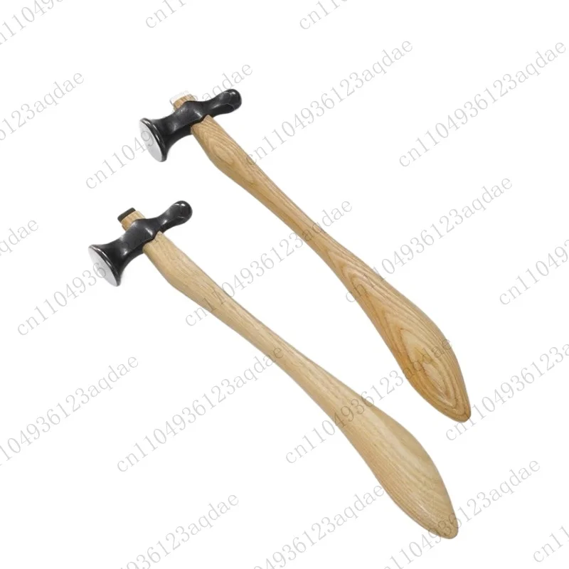 

Молоток для изготовления изделий из кожи, нержавеющая сталь, двойная головка, молоток для отделки стежков из кожи, профессиональные инструменты для почвы