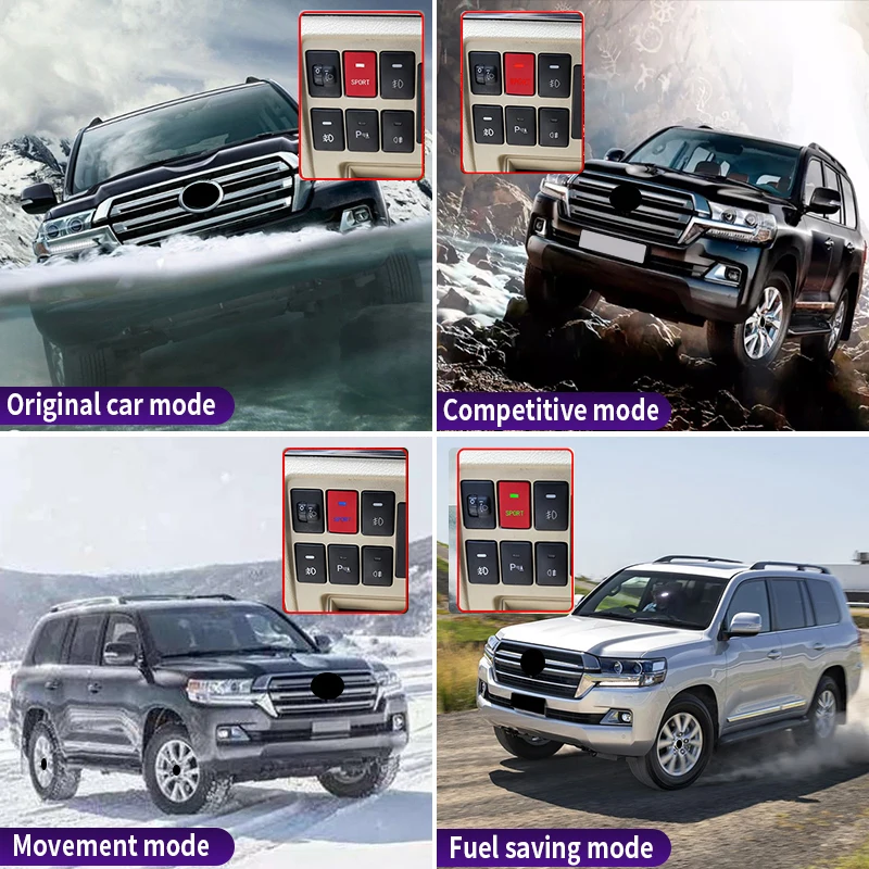 2008-2021 para toyota land cruiser 200 lc200 peças de modificação do acelerador esporte módulo de potência acelerador 2020 2019 2018 2017 2016 2015