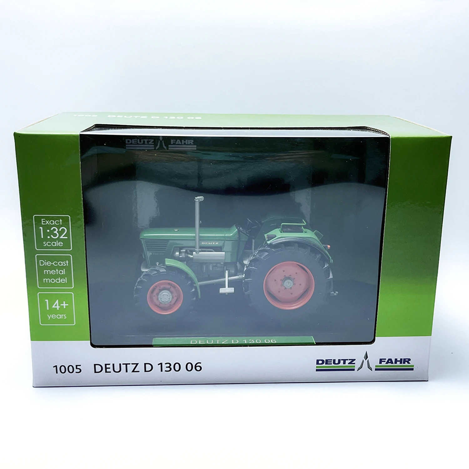 Weise-Tracteur agricole en alliage moulé sous pression, échelle 1:32, DEUTZ 130 06, jouets modèles de voitures, irritation, cadeaux pour adultes, souvenir, affichage des collèges