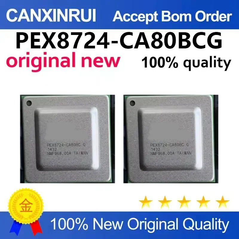 （5pcs-100pcs）PEX8724-CA80BCG PEX8724-CA80BC G Package BGA324 PCI Interface - Analog Switch