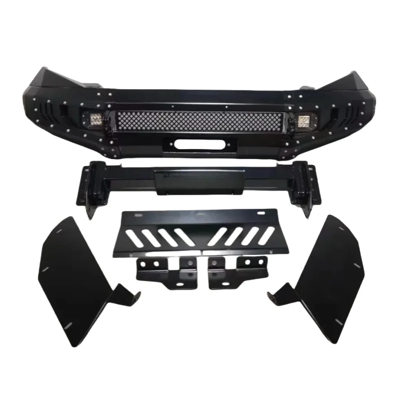 

TOP Isuzu D-Max 12-16 Car Body Kit New Steel Front Bumper Guard with Winch and Fog Light Off-Road Accessories Including Bull Bar
