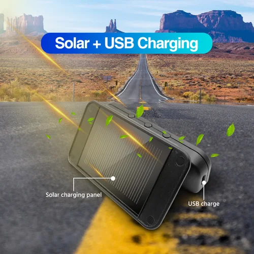 Imagen 2 del producto E-ACE K07 TPMS sensor solar inteligencia sistema inalámbrico de monitoreo de presión de neumáticos advertencia de temperatura con 4 sensores